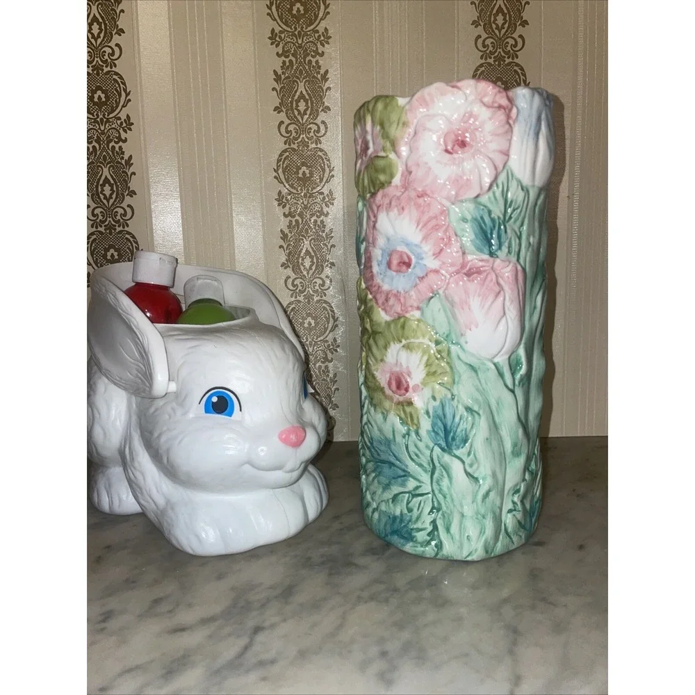 1955 Karen Sue Staver Flower Vase Vintage Beautiful‎ Colors